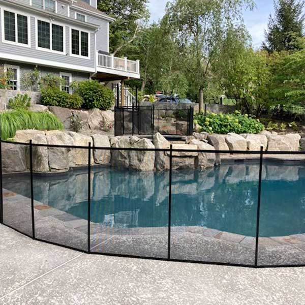 Removable Mesh Pool Fence